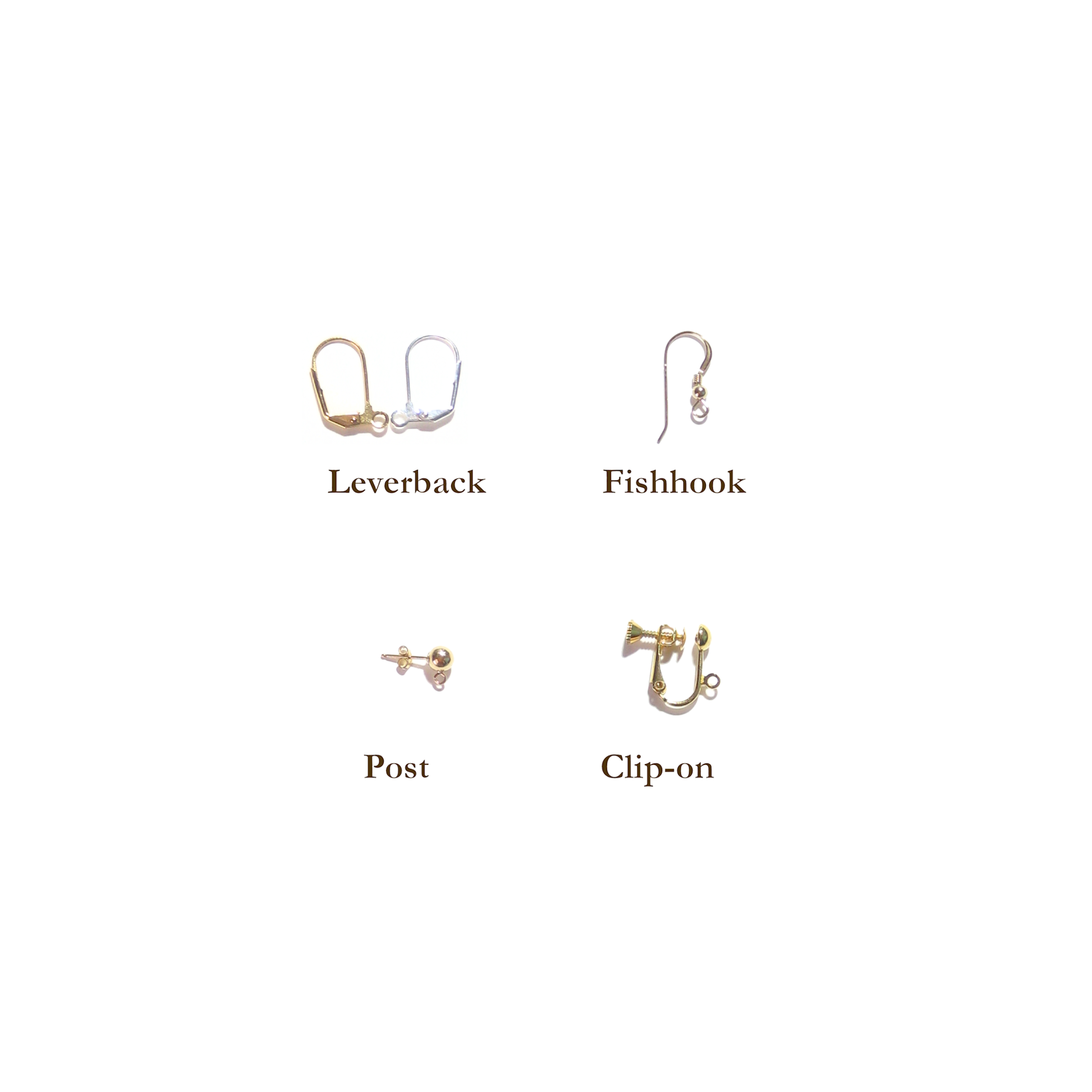 different earring styles