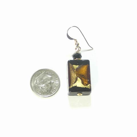 Murano Glass Earrings G. Plated Clip Ons