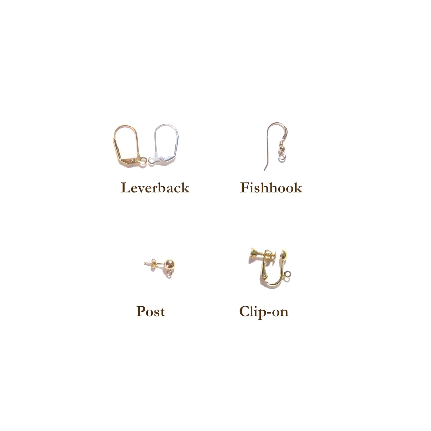 Italian Murano Glass Peach Cadora Gold Earrings, Gold Filled Leverbacks - JKC Murano
