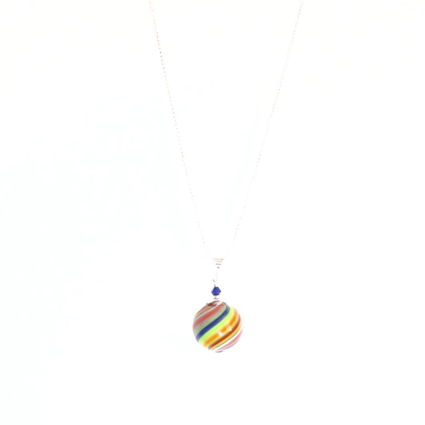 Murano Blown Colorful Ball Pendant - JKC Murano